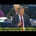 Nigel Farage: l’euro est une dictature rampante et émergente