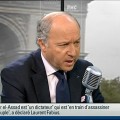 Fabius  chez Bourdin: La réponse contre la Syrie sera « massive et foudroyante »