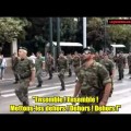 Des militaires des Forces Spéciales Grecques manifestent à Athènes contre Merkel et la Troïka (10 octobre 2012)