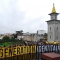 Génération Identitaire sur le chantier de la mosquée de Poitiers