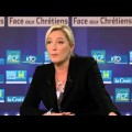 Marine Le Pen : « Face aux Chrétiens » sur KTO Tv – 1er novembre 2012