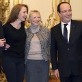 François Hollande recevant Florence Cassez à l'Elysée