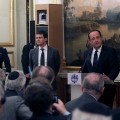 François Hollande recevant les organisations communautaires juives américaines à l'Elysée