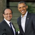 Obama et Hollande, ou le maitre et son caniche