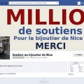 Soutien au bijoutier de Nice, Facebook est en feu