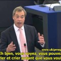 Nigel Farage parle de la montée de l’euroscepticisme au parlement européen (octobre 2013)