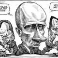 Une caricature toute en nuances et en honnêteté intellectuelle parmi d'autres de Vladimir Poutine...