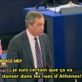 Nigel Farage à Antonis Samaras : « Vous êtes une marionnette de Goldman Sachs ! » (15 janvier 2014)