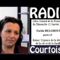 Urgence de la défense de la vie et de la famille : Farida Belghoul sur Radio Courtoisie (12 janvier 2014)