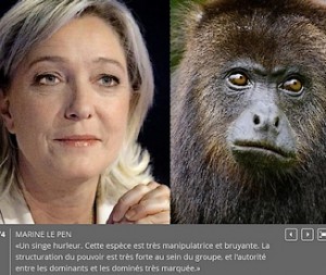 Le Pen le singe hurleur