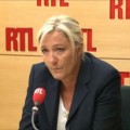 Marine Le Pen lors de son entrevue du 1er août sur RTL