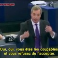 Nigel Farage à l’Assemblée Européenne évoque la crise ukrainienne, la russophobie ambiante et la responsabilité de l’UE (16 septembre 2014)