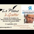 Journée de fondation du Mouvement pour la Remigration – Discours de Laurent Ozon (21 septembre 2014)