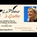 Marine LE PEN invitée du Brunch Politique de Sud Radio – 19 octobre 2014