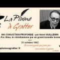 Ma conviction profonde – La Foi, Dieu, le christianisme, l’homme – par Henri Guillemin