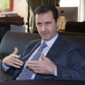 Bachar El Assad lors de son entrevue avec Paris Match