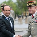 François Hollande et le général Benoît Puga, son chef d’état-major