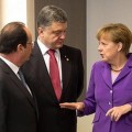 François Hollande et Angela Merkel sont-ils allés à Minsk pour instaurer la paix, ou pour sauver la mise à Porochenko et