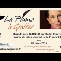 Marie-France Garaud invitée de Radio Courtoisie (03 mars 2015)