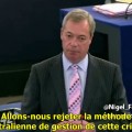 Nigel Farage : « le plan d’accueil des exilés est une menace directe pour notre civilisation » (30 avril 2015)