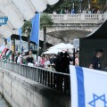 Manifestation pro-palestinienne contre propagande pro-isralélienne: Gaza Plage s’invite à Tel-Aviv sur Seine ! (14 août 2015)