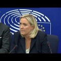 Crise migratoire et submersion de l’Europe : conférence de presse de Marine Le Pen au Parlement européen (09 septembre 2015)