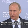 Vladimir Poutine : « La crise migratoire en Europe était inévitable »  – Par RT