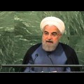 Vers un monde multipolaire ? Hassan Rohani (Iran) lors du débat 2015 de l’Assemblée générale de l’ONU (septembre 2015)