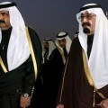 Hamad, émir du Qatar, et Abdallah, roi d’Arabie, en 2012