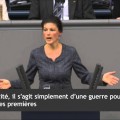 Sarah Wagenknecht fustige l’hypocrisie d’Angela Merkel (19 février 2016)