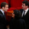 Macron, El Khomri et Valls