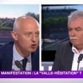 Loi El Khomri : Christophe Caresche (PS), « à poil » devant André Chassaigne (PC), quitte le plateau de LCP (22 juin 2016)