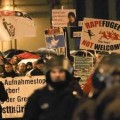 Une manifestation contre la criminalité des migrants à Leipzig, en janvier 2016